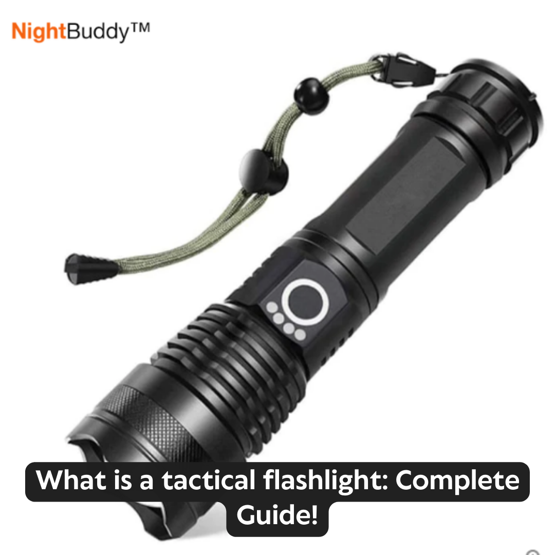 What is a tactical flashlight